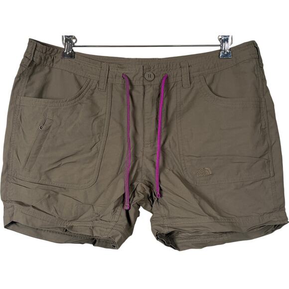 The Northface Military Women's Shorts Brown Size 14 Mini - Picture 1 of 6